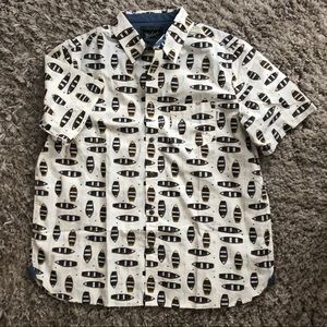 NWT Woolrich Button-Down Short Sleeve Shirt, Sz XL